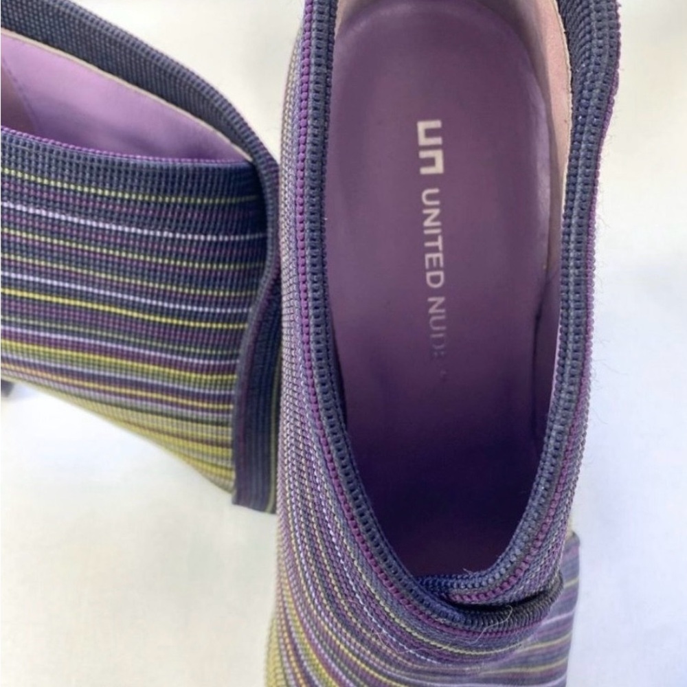 United Nude Architectural Platform Ankle Booties Purple Graphic | Size 8.5 - Picture 7 of 9